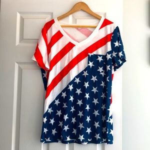 American flag shirt
